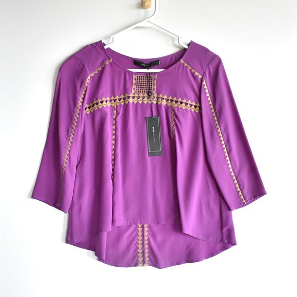 bcbg silk blouse